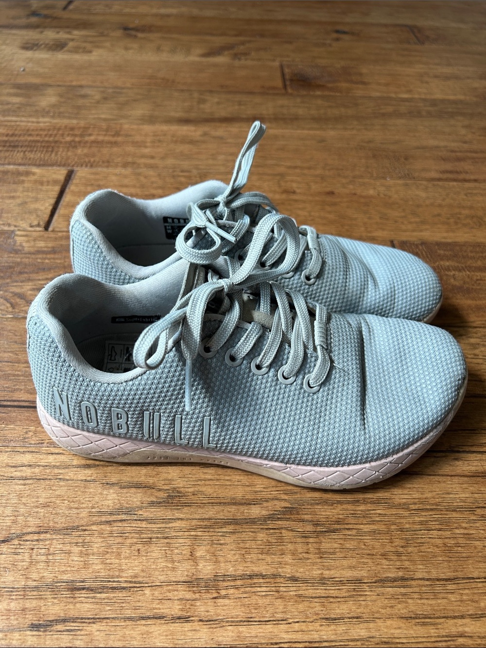 Nobull Trainers Superfabric Sneakers Gym Crossfit Workout Shoes Gray Size 6.5